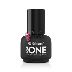 Top Coat pentru gel uv NO WIPE Silcare 15 g, art 14131